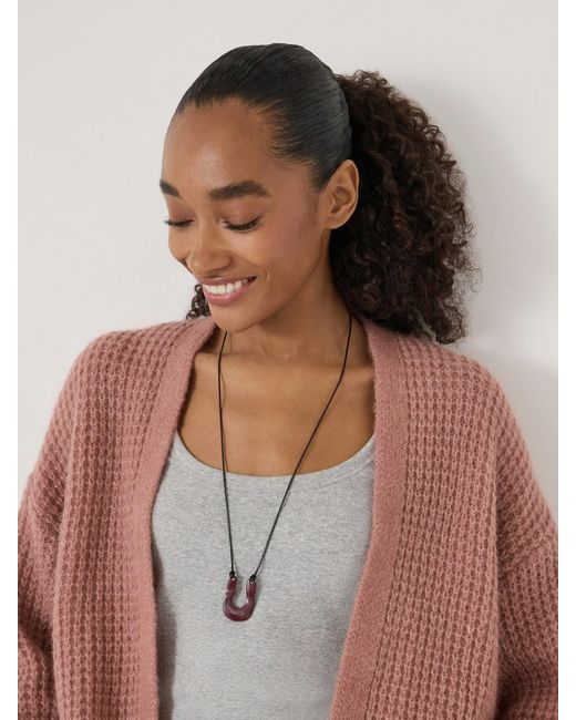 Hush Red Horseshoe Necklace