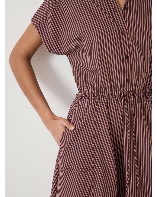 Hush Pink Lila Short Sleeve Midi Dress