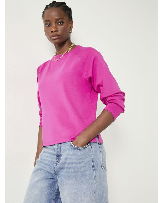 Hush Pink Matilda Cotton Raglan Top