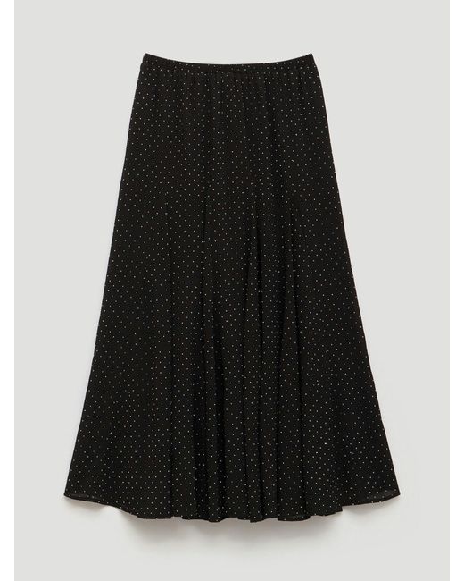 Hush White Diamante Millie Godet Skirt