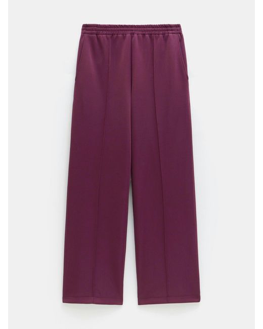 Hush Red Harrison Pintuck Joggers