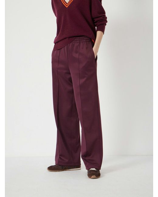 Hush Red Harrison Pintuck Joggers