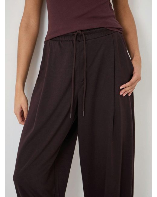 Hush Natural Sephy Bubble Hem Jersey Trouser
