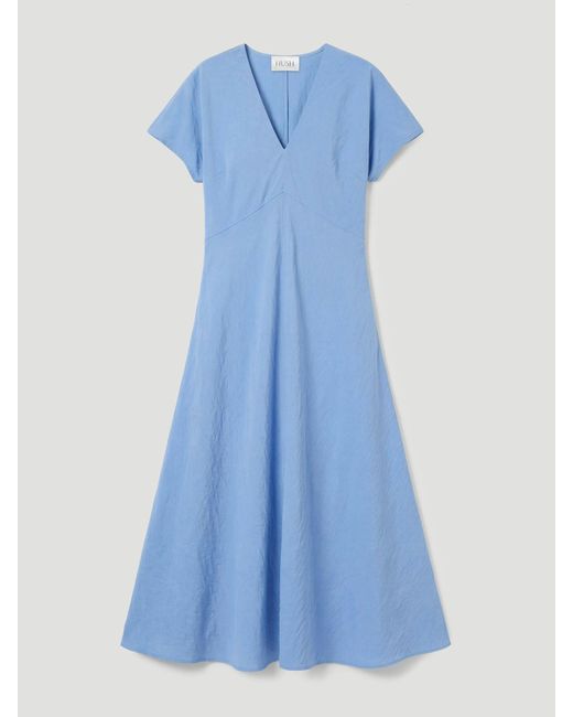 Hush Blue Grace V-Neck Maxi Dress
