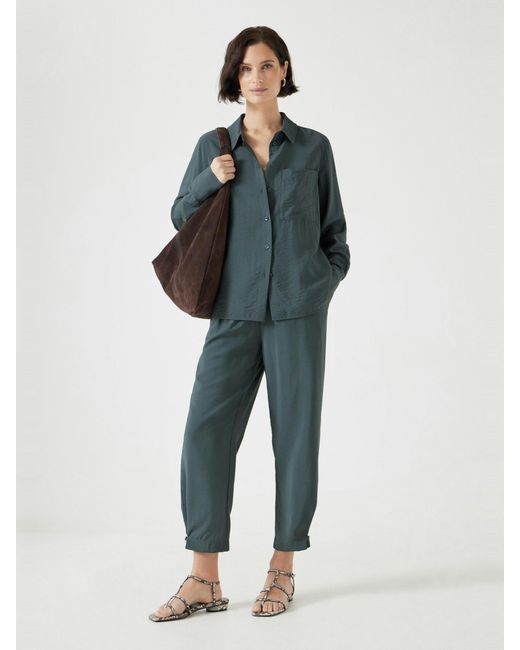 Hush Blue Air Flow Ankle Grazer Trousers