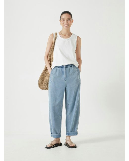 Hush White Carla Relaxed Tank Top