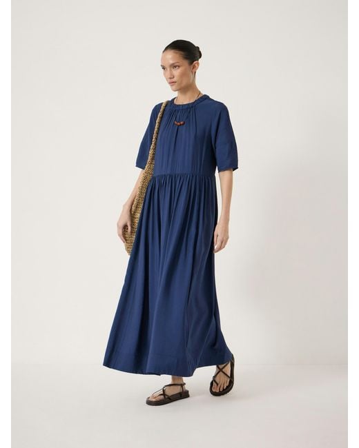 Hush Blue Winslow Short Sleeve Maxi Dress
