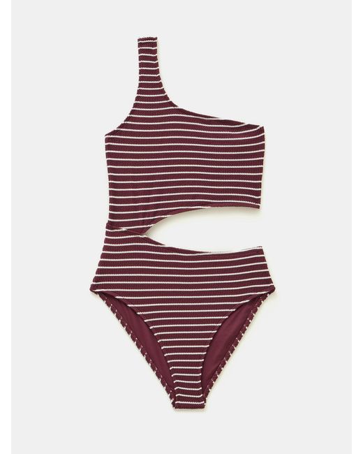 Hush Multicolor Clare Crinkle Cut Out Swimsuit