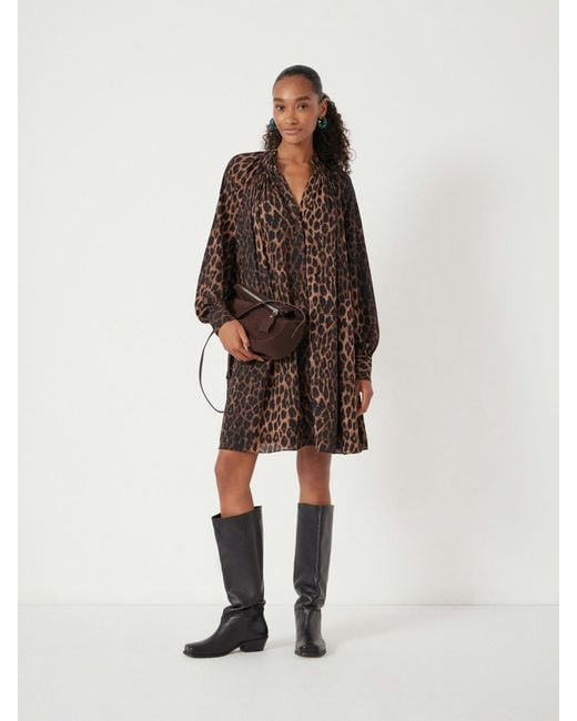 Hush Natural Printed Chiffon Mini Dress