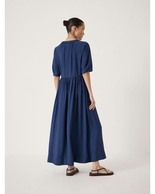 Hush Blue Winslow Short Sleeve Maxi Dress