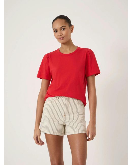 Hush Red Emily Puff Short Sleeve T-Shirt