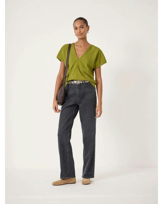 Hush Green Grace Short Sleeve Top
