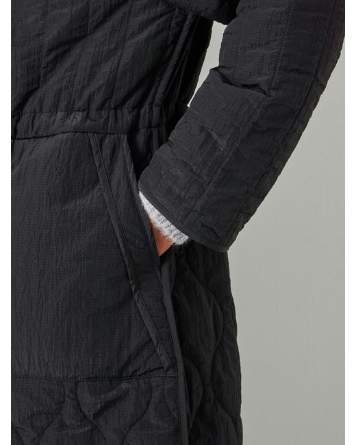 Hush Blue Harriet Quilted Reversible Waterproof Jacket