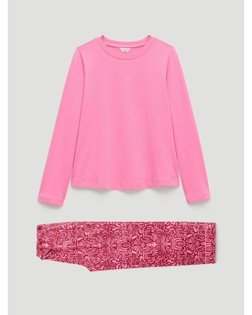 Hush Pink Ember Long Sleeve Pyjama Set
