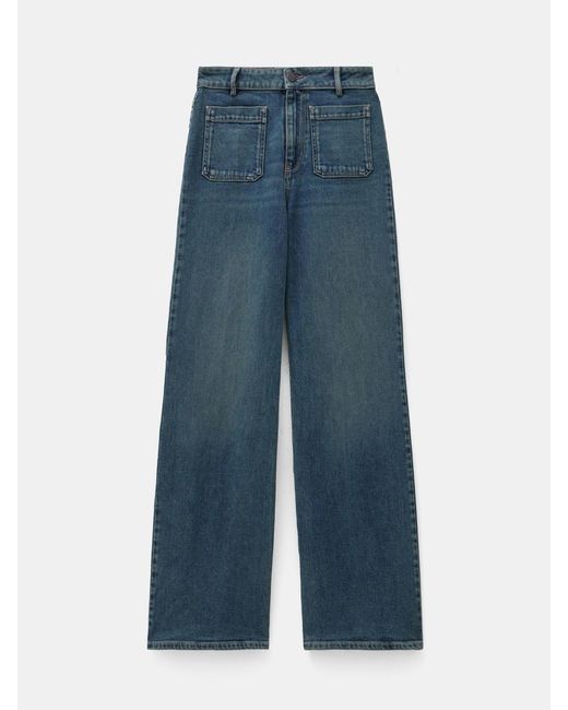 Hush Blue Rowan Flared Jeans
