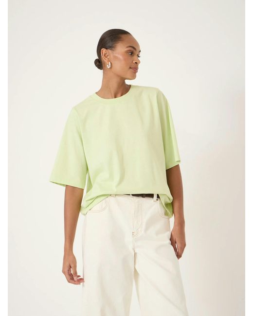 Hush Green Romina Heavyweight Cotton T-Shirt