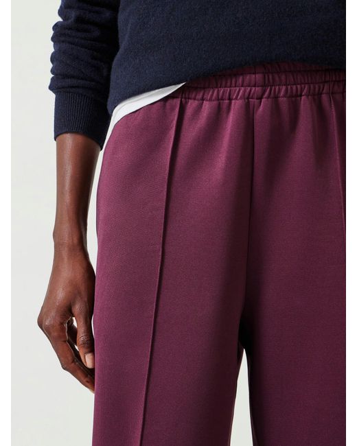 Hush Red Harrison Pintuck Joggers