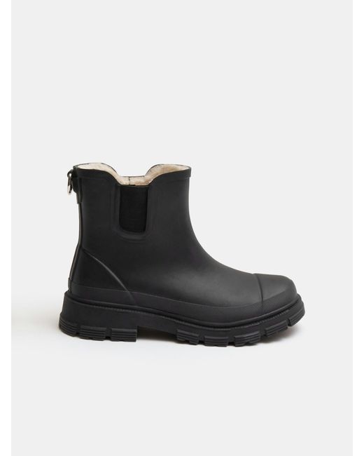 Hush Black Willow Chelsea Wellington Boots