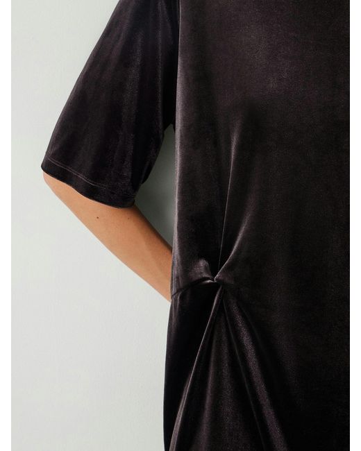 Hush Black Vicky Velvet Mini Dress
