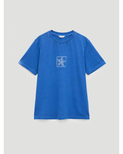 Hush Blue Starfish Graphic T-Shirt