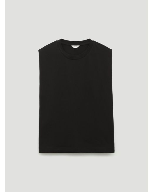 Hush Black Baila Cotton Sleeveless Tank