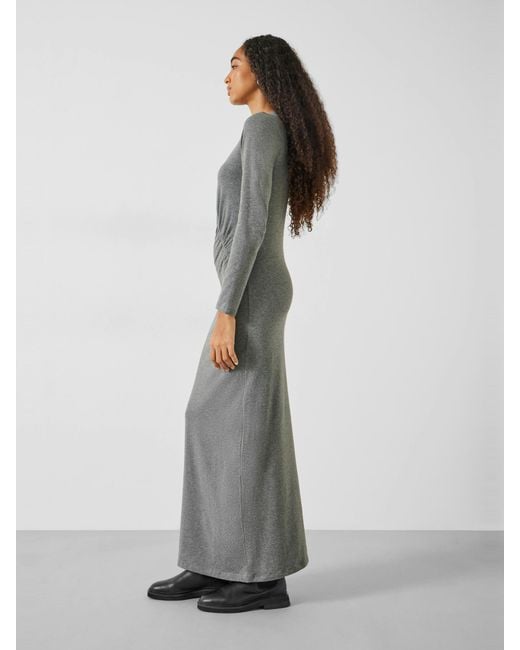Hush Gray Frankie Gather Maxi Dress