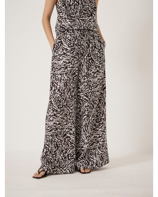 Hush White Arwen Wide Leg Trouser