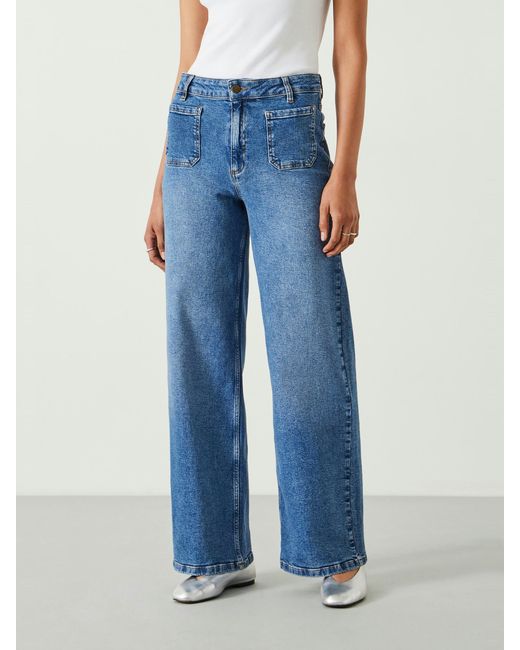 Hush Blue Rowan Flared Jeans