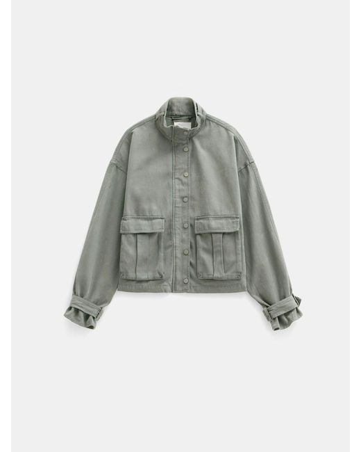 Hush Gray Melinda Utility Jacket