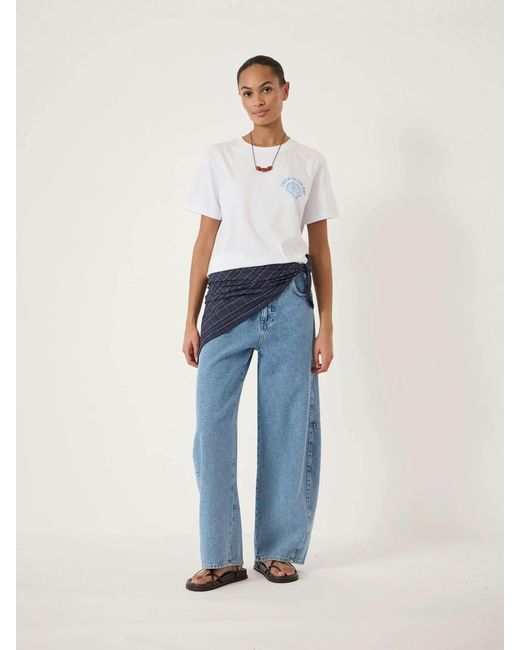 Hush White Shell Graphic T-Shirt