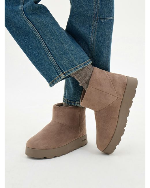 Hush Blue Akki Low Hybrid Sheepskin Boots