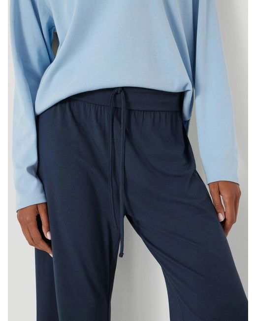 Hush Blue Amie Wide Leg Joggers