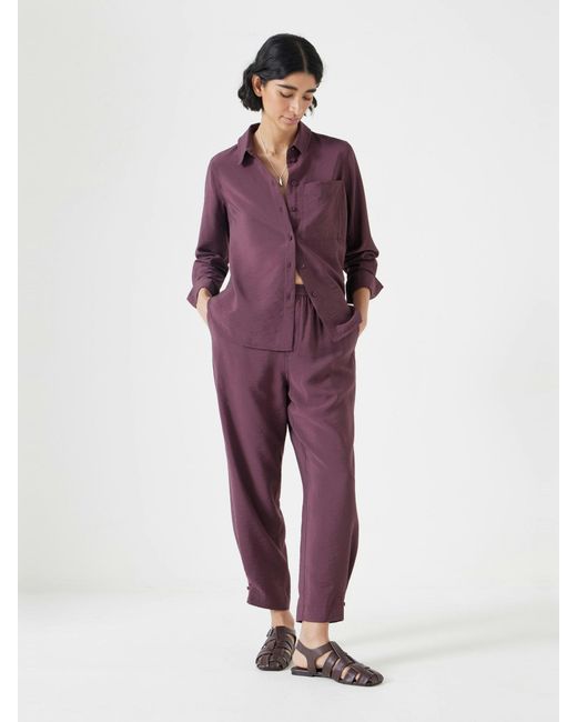 Hush Purple Air Flow Long Sleeve Relaxed Shirt
