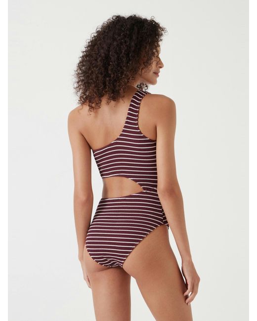 Hush Multicolor Clare Crinkle Cut Out Swimsuit