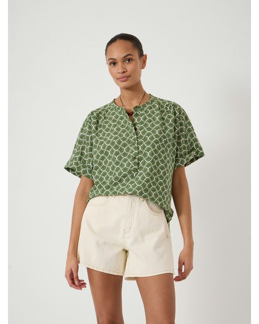 Hush Green Debbie Air Flow Blouse