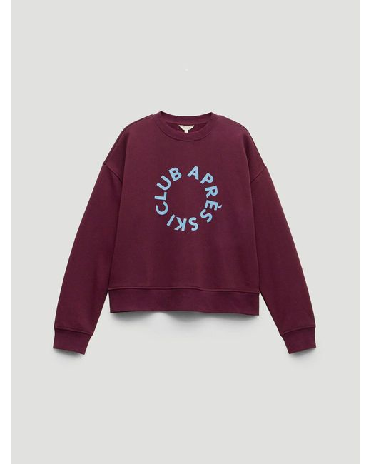 Hush Red Après Ski Club Graphic Sweatshirt