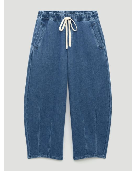 Hush Blue Rina Supersoft Barrel Leg Jeans