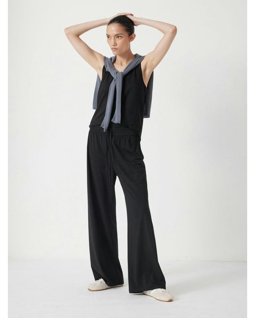 Hush Blue Amie Wide Leg Joggers