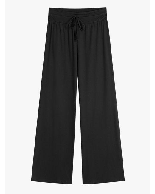 Hush Blue Amie Wide Leg Joggers