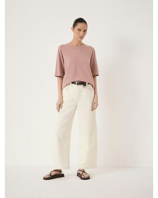 Hush Pink Reece Drapey T-Shirt