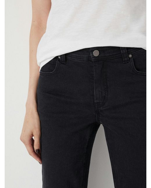 Hush Black Eliana Mid Rise Bootcut Jeans