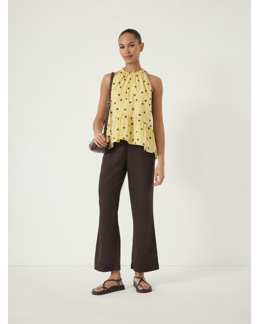 Hush Natural Fable Gathered Halter Neck Top