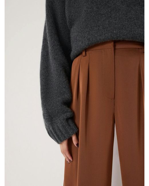 Hush Multicolor Lya Satin Twill Wide Leg Trousers