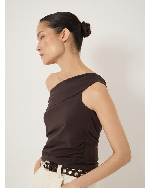 Hush Natural Nya Twist Jersey Top
