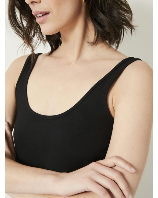Hush Black Marcy Long Line Tank
