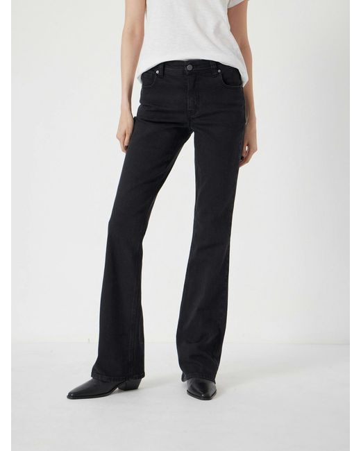 Hush Black Eliana Mid Rise Bootcut Jeans