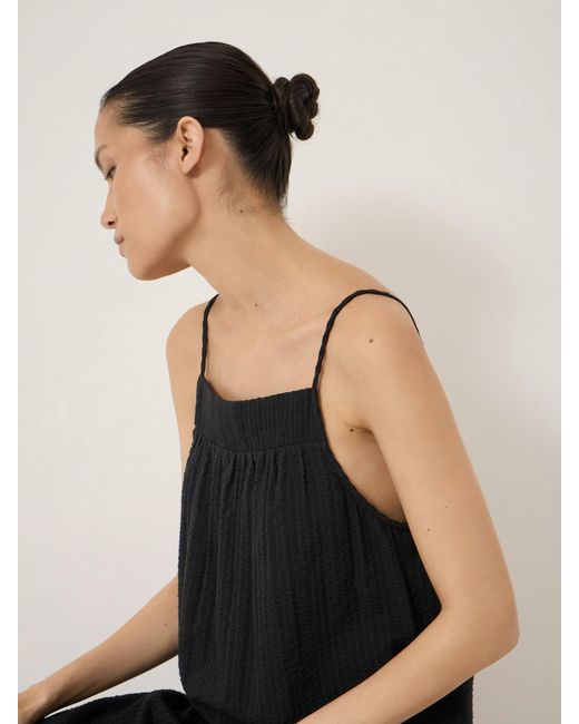 Hush White Carmen Seersucker Beach Maxi Dress
