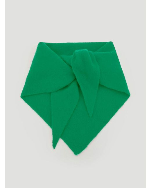 Hush Green Cashmere Triangle Scarf