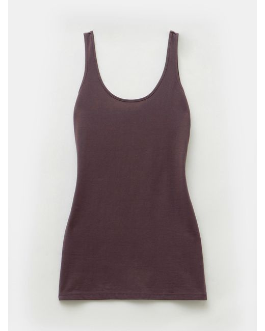 Hush Purple Marcy Long Line Tank