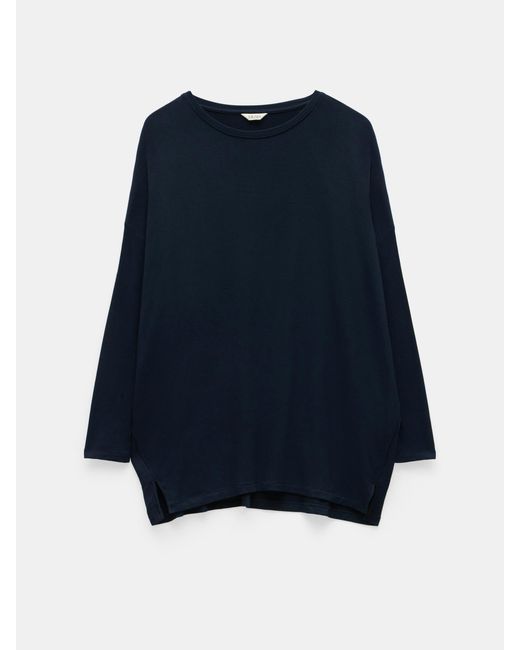Hush Blue Gillian Wide Jersey Top